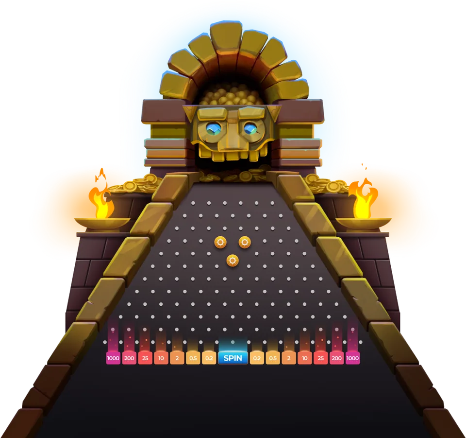 Tabla rundei bonus – Plinko AZTEC